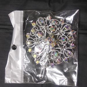 Rhinestones: hair barrette clip hair pin